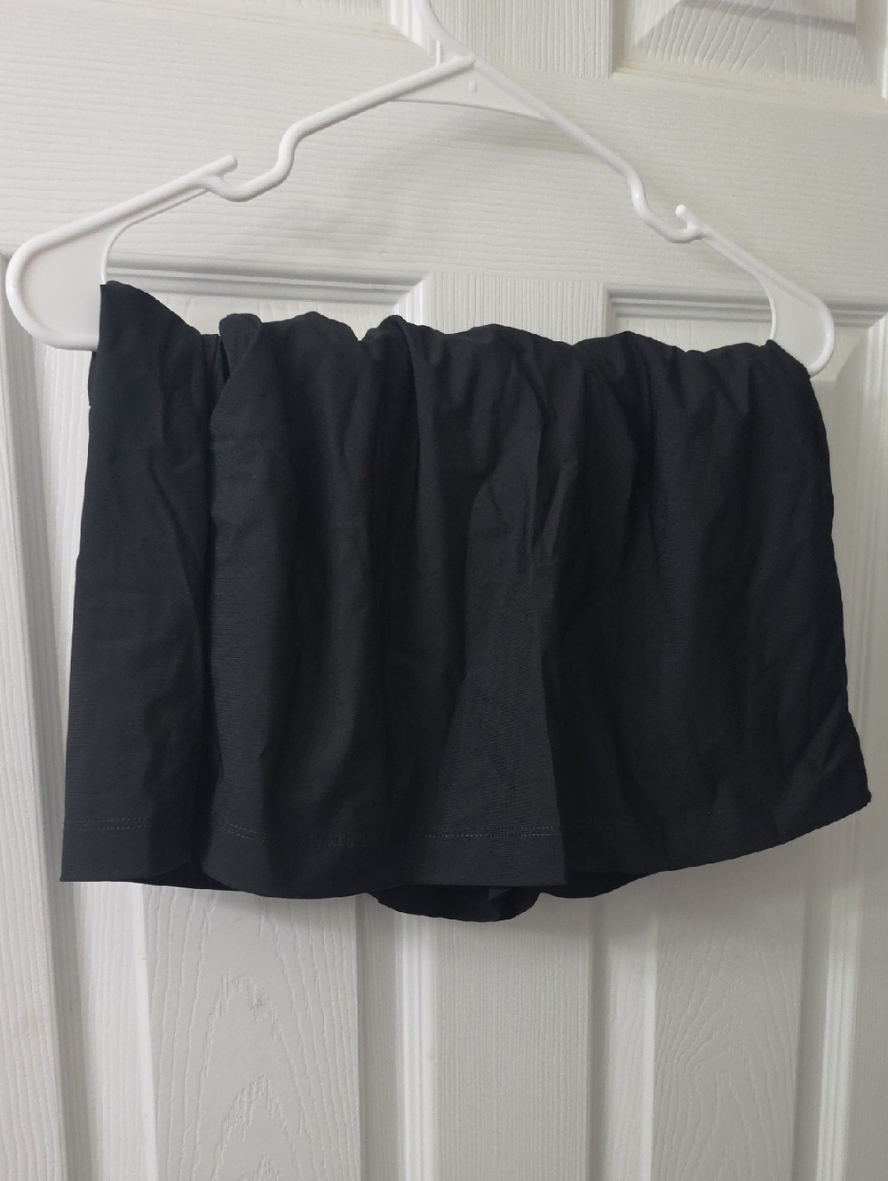 Black Women's Skort with Elastic Waist